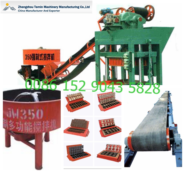 4-40 cement bricks making machine