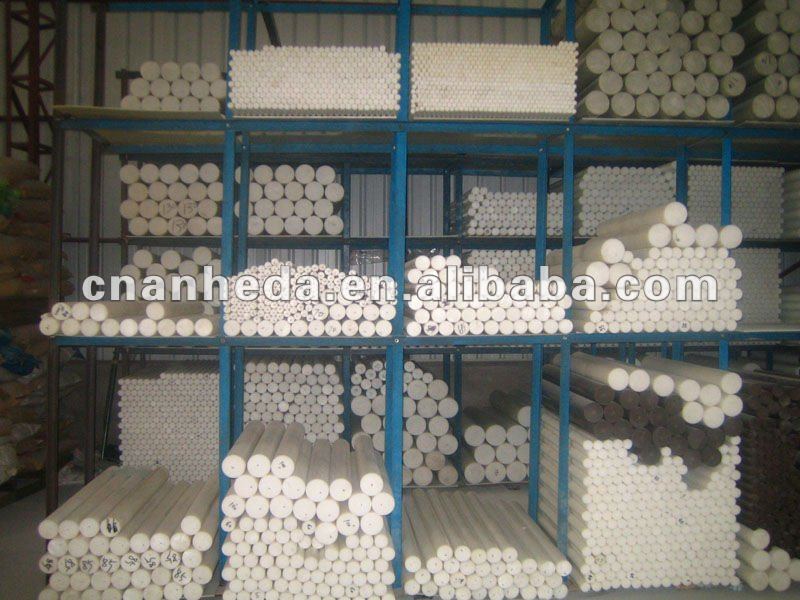 White plastic PP rod