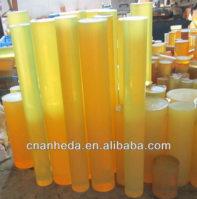 Transparent plastic PU rod