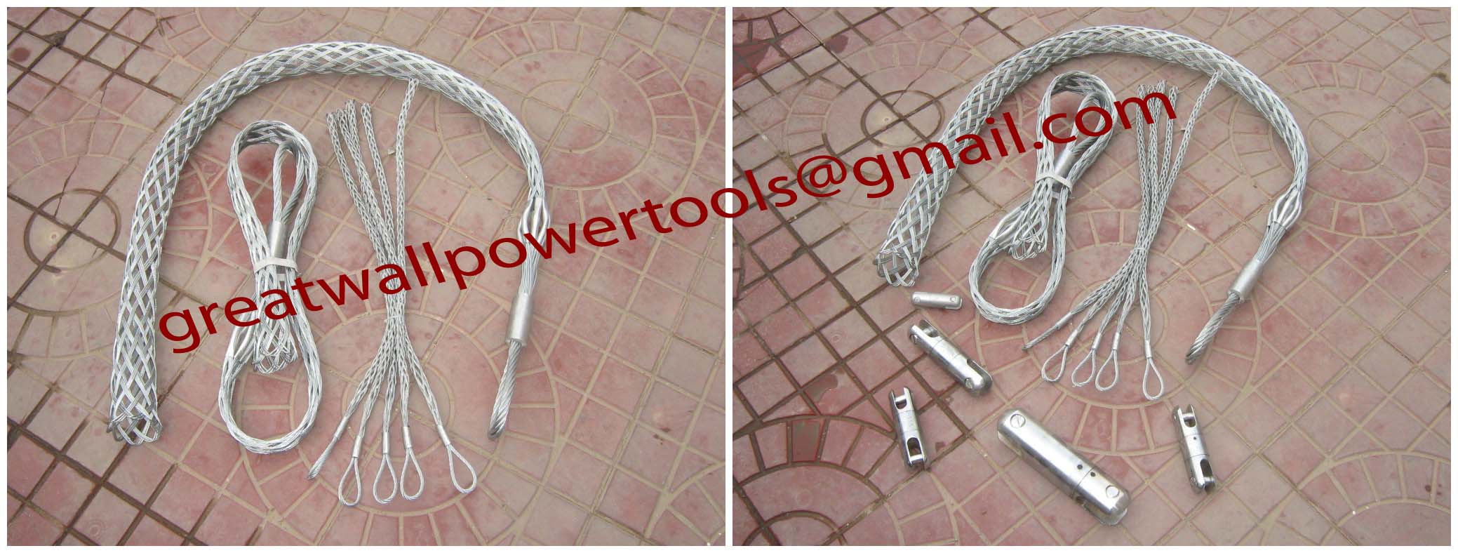 galvanization Cable grip,Cable socks