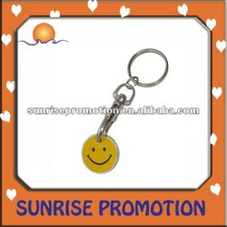 Smile Coin Holder Keychain