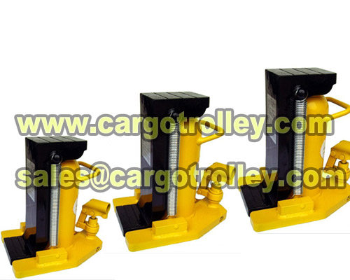 Hydraulic toe jack