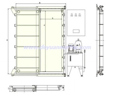 Marine Hydraulic Sliding Watertight Doors
