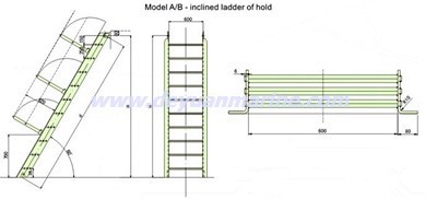 Cargo Hold Inclined Ladder