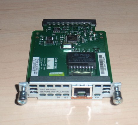 New cisco WIC-1B-S/T-V3 - 1 Port ISDN WAN CARD