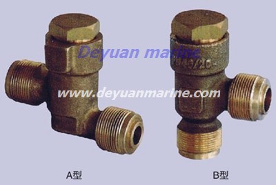 marine male thread bronze check valve
