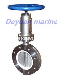marine flange butterfly valve
