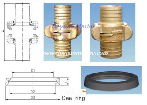 Nakajima type hose coupling