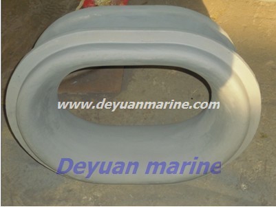 Marine chock bulwark and deck type