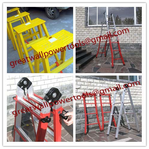 Quotation fiberglass foldable ladder