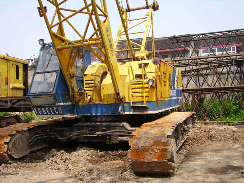 used 55T KOBELCO crawler crane for sale
