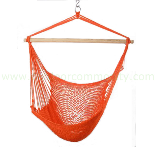 outdoor garden cotton rope hanging chair
