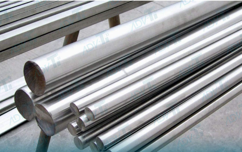 Titanium bar and titanium alloy rod