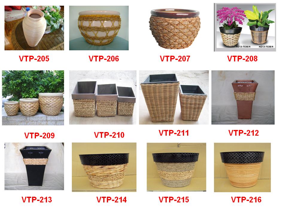 vietnam rattan vase