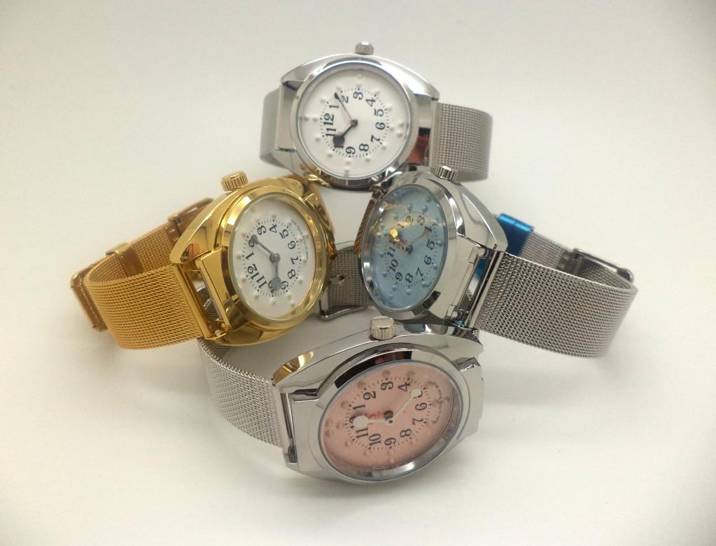 Tactile braille watch