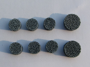 Zirconia ceramic foam filters