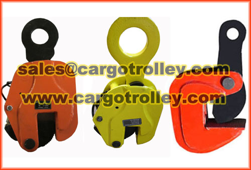 Steel lifting clamps