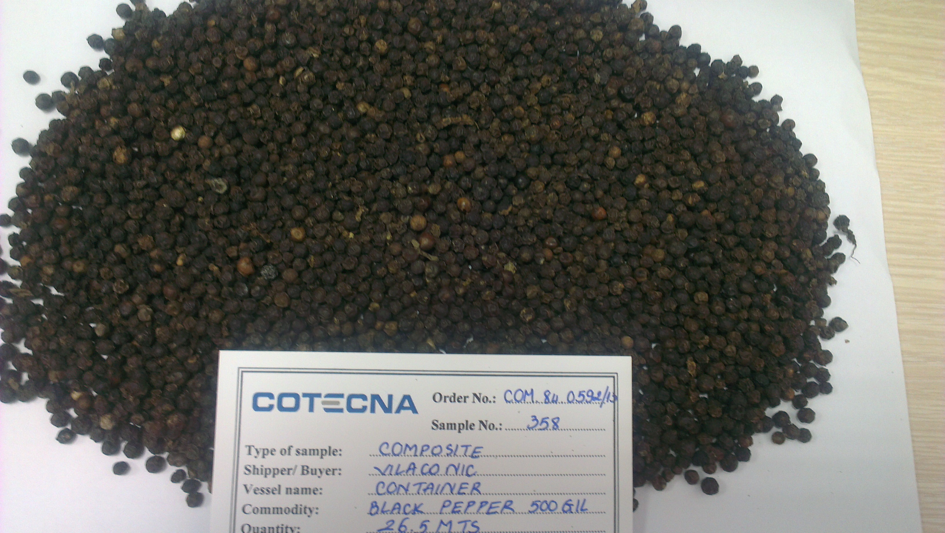 Black pepper & White pepper