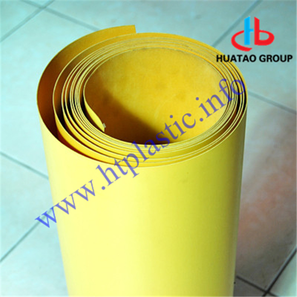 flocked rigid HIPS film for packing materials