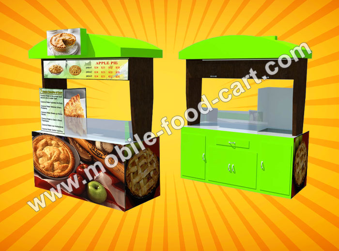 Custom Apple Pie Food Cart