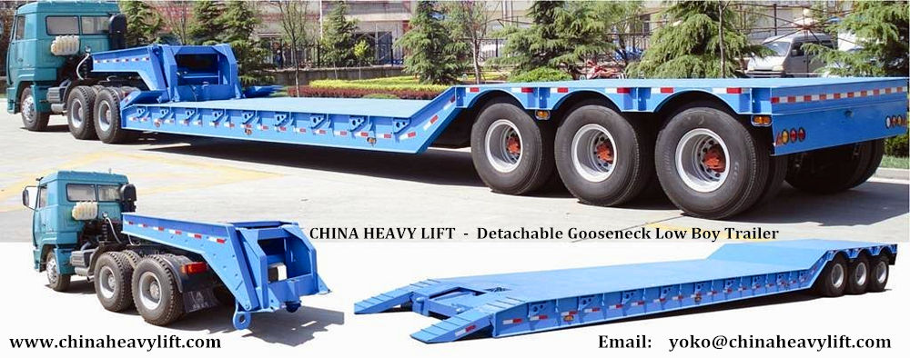 CHINA HEAVY LIFT Lowboy Trailer