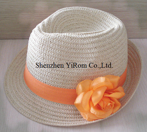 straw hat, fedora hat, trilby hat