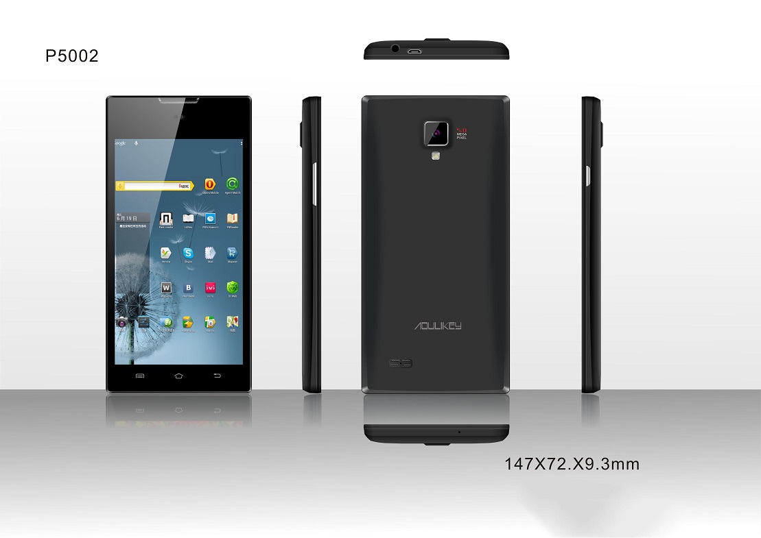 DVB-T2 smart phone L&Y 5inch 3G phone support dual sim dual standby with quad core android 4.4!