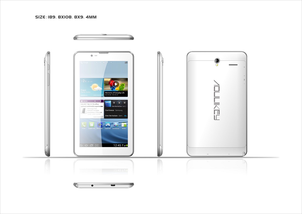 DVB-T2 tablet pc L&Y7inch mid support 3G phone and dual sim dual standby!