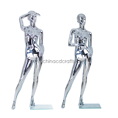 Female Full body Stand Chrome Manikin Mannequin