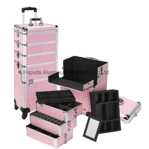4 in 1 Design Professional Rolling Makeup Case