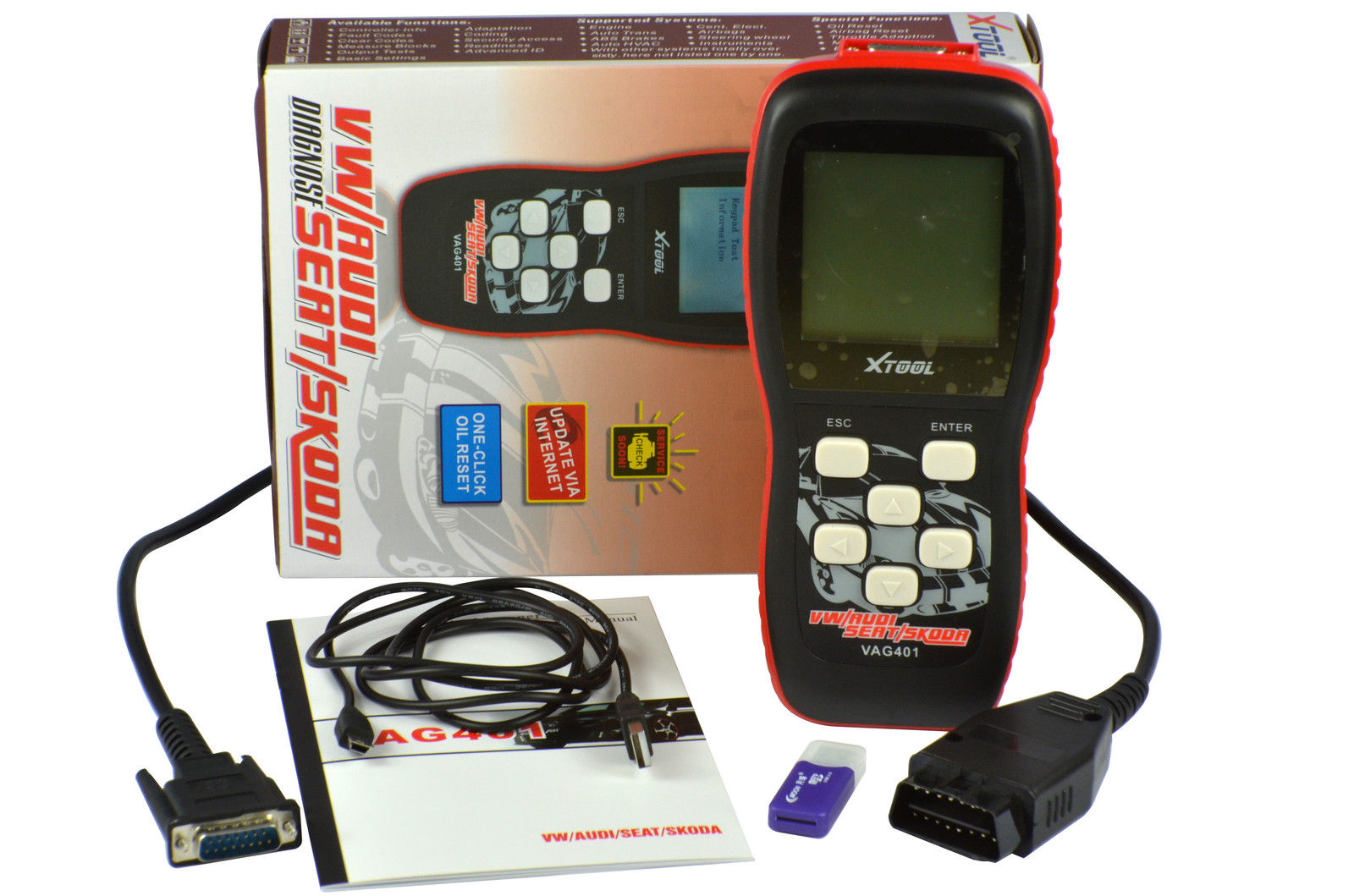 OBD2 VAG401 VW AUDI SEAT SKODA Scan Tool Code Reader Car Diagnostic Tool New