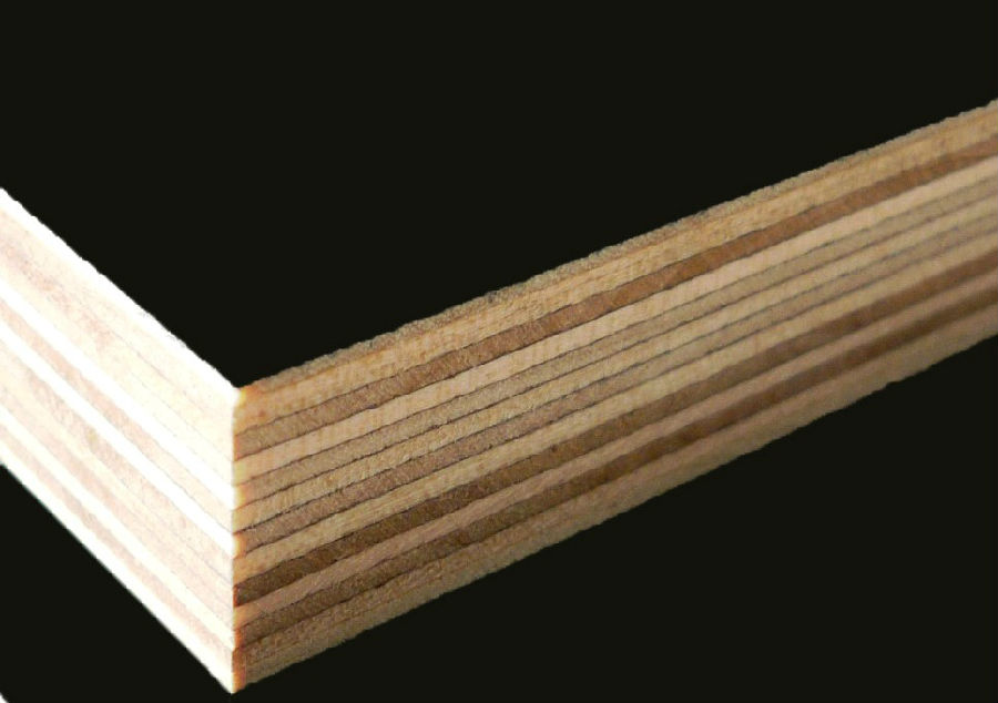 Film faced plywood for concrete formwork