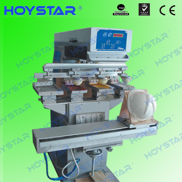 4 color helmet pad printer machine