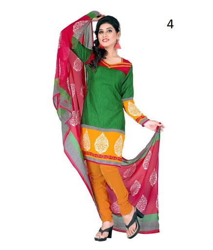 Fashionable Crepe Dressmaterial