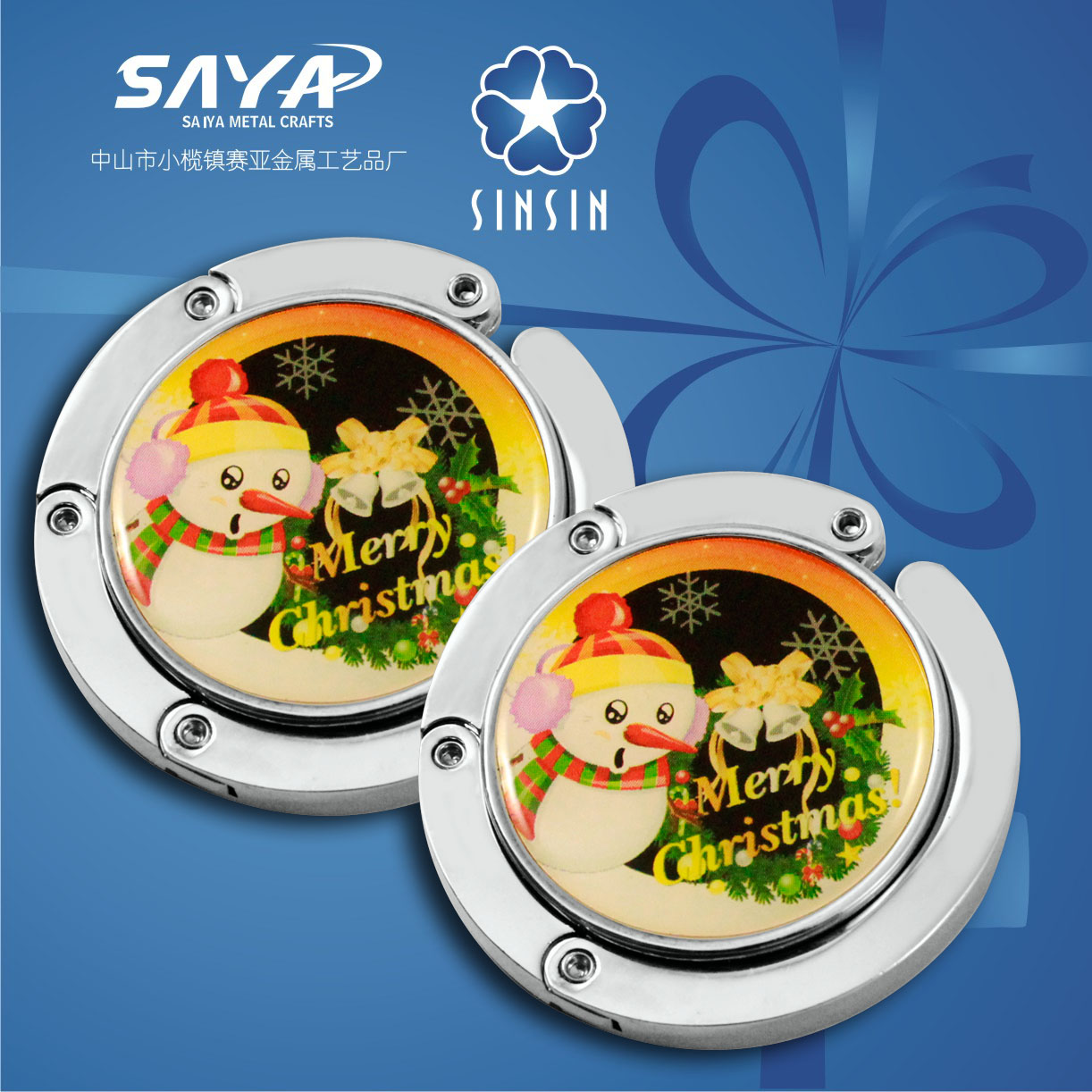 Custom design bag hanger for decoration