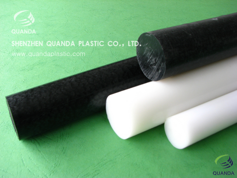 Natural and black Acetal Delrin POM rob