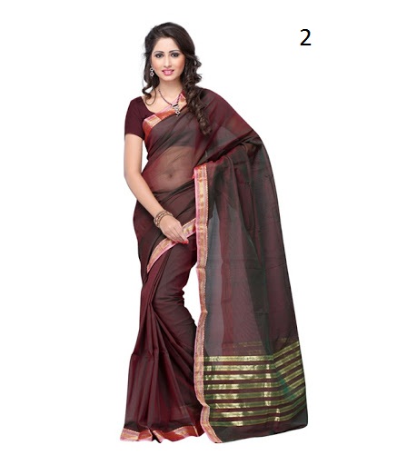 Low Cost Printed Cotton Saree