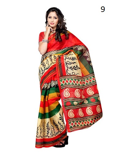 New Fashionable Printed Cotton Saree