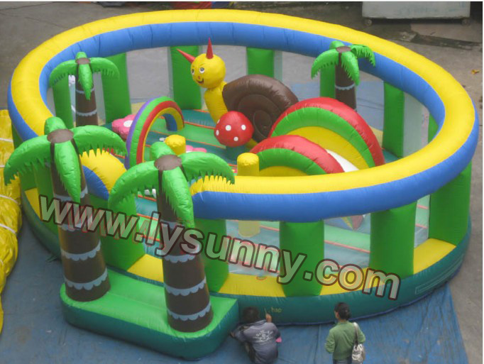 CE proved Inflatable Round Bouncer Castle(IB-023)