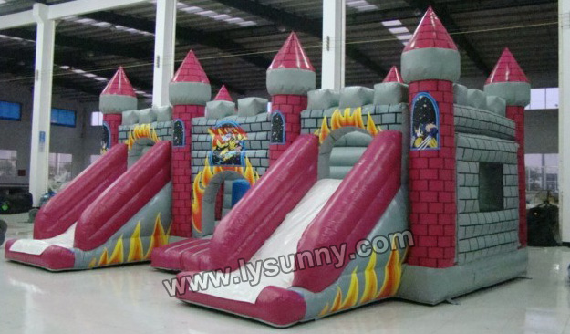 CE proved Inflatable Bouncer Castle with slide(IB-026)