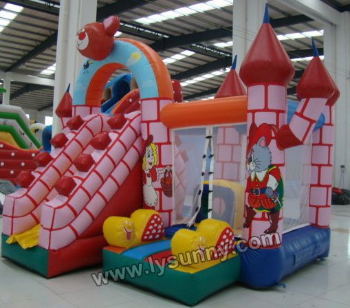 CE proved Inflatable Bouncer with Slide(IB-029)