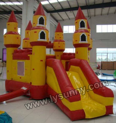 CE proved Inflatable red&yellow Castle(IB-034)