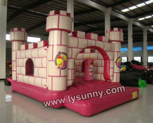 CE proved Inflatable Pink Castle-The fairy tale(IB-076)