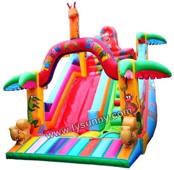 CE proved Inflatable red Slide(IS-027)