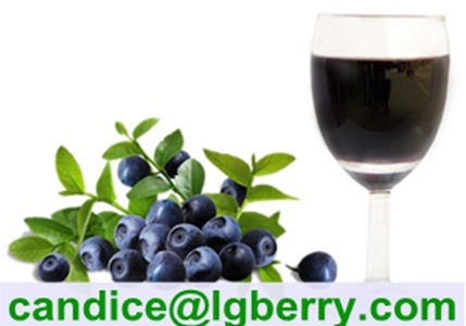 100% Natural blueberry juice concentrate