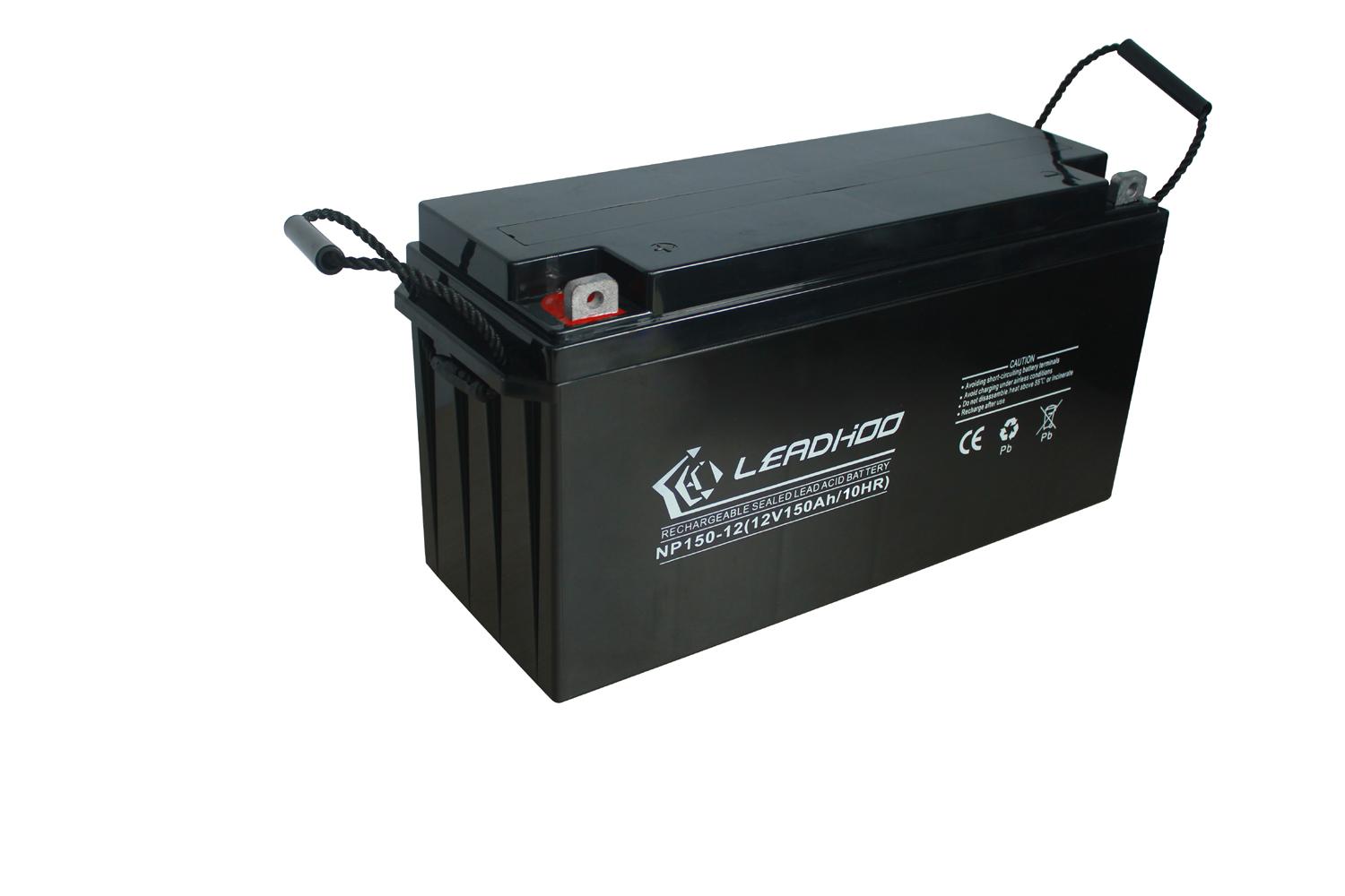 12V150Ah agm deep cycle solar battery