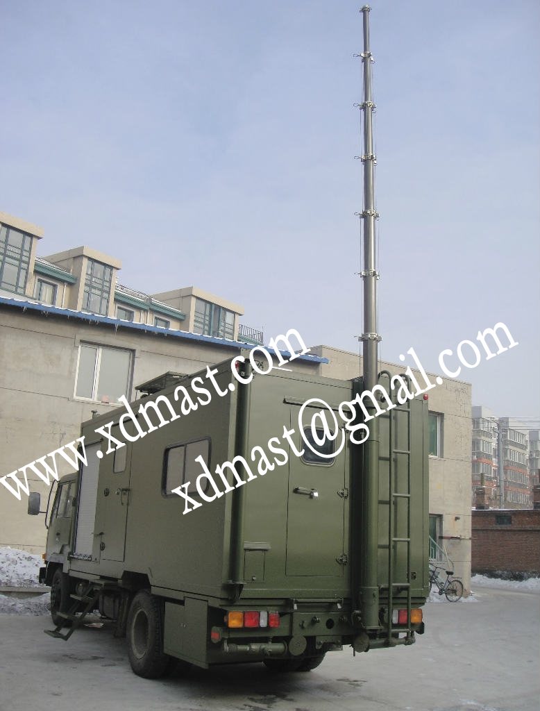 3m-5m Lightweight mobile Lighting Mast With Tripod and small light tower