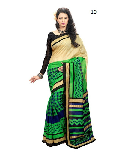 Good Looking Fancy Bhagalpuri Silk Saree