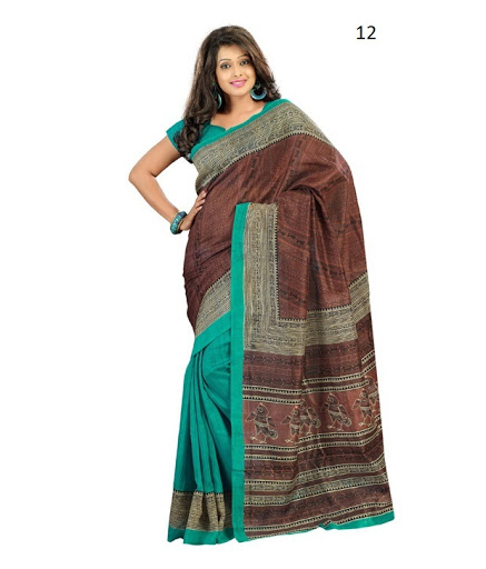 New Fashionable Bhagalpuri Silk Saree