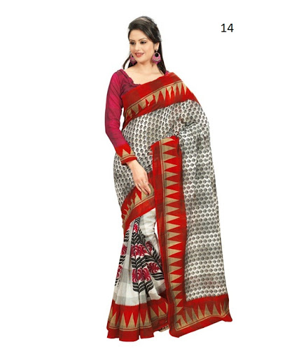 Casual Wear Bhagalpuri Silk Saree